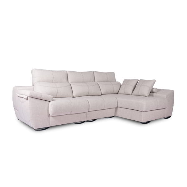 VELVET Confort | Ángelo 3 plazas + Chaise Longue